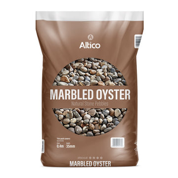 Marbled Oyster Bulk Bag 800kg Stone Pebbles 10 - 25mm