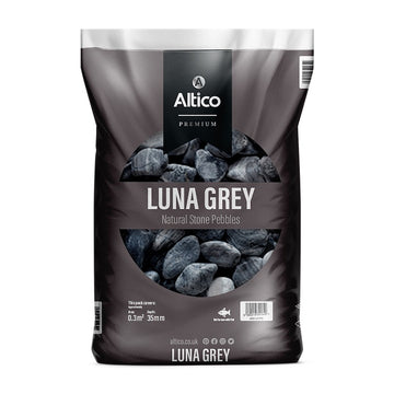 Luna Grey Bulk Bag 800kg Stone Pebbles 30 - 60mm