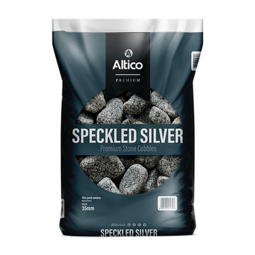 Speckled Silver Bulk Bag 800kg Stone Cobbles 40 - 100mm