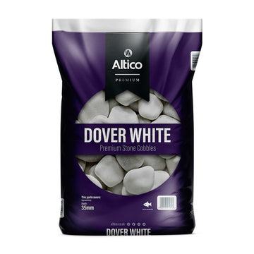 Dover White Bulk Bag 800kg Stone Cobbles 50 - 70mm