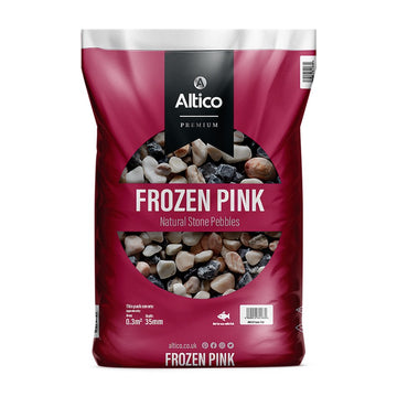 Frozen Pink Bulk Bag 800kg Stone Pebbles 20 - 40mm