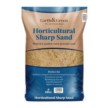 Earth & Green Horticultural Sharp Sand 800kg Bulk Bag Made in UK
