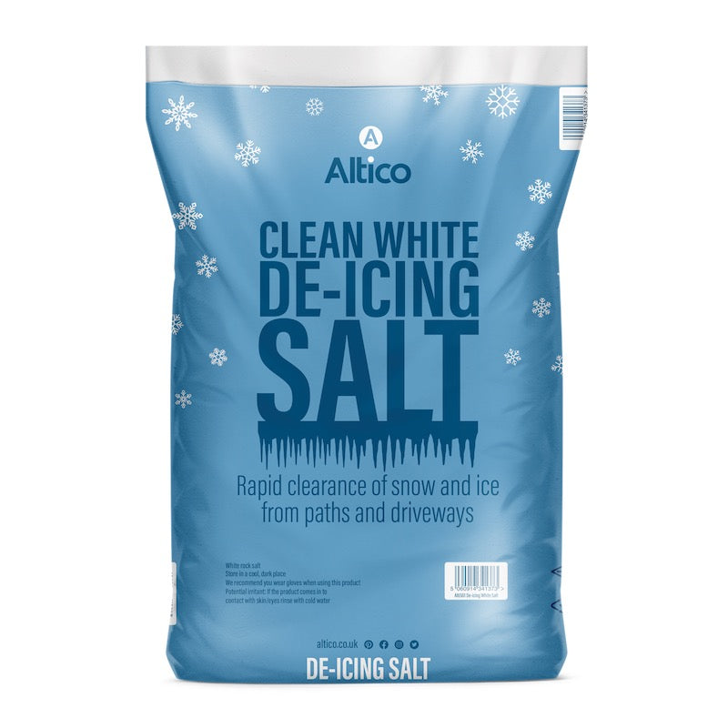 Clean White De-Icing Salt 800kg Bulk Bag