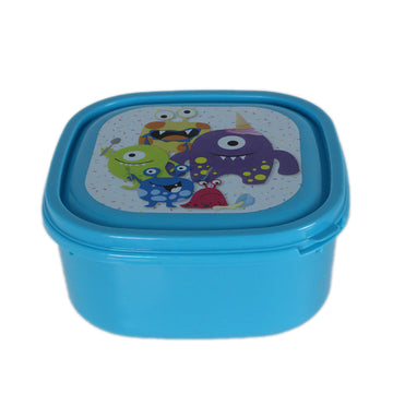 Blue Kids Monsters Lunch Box