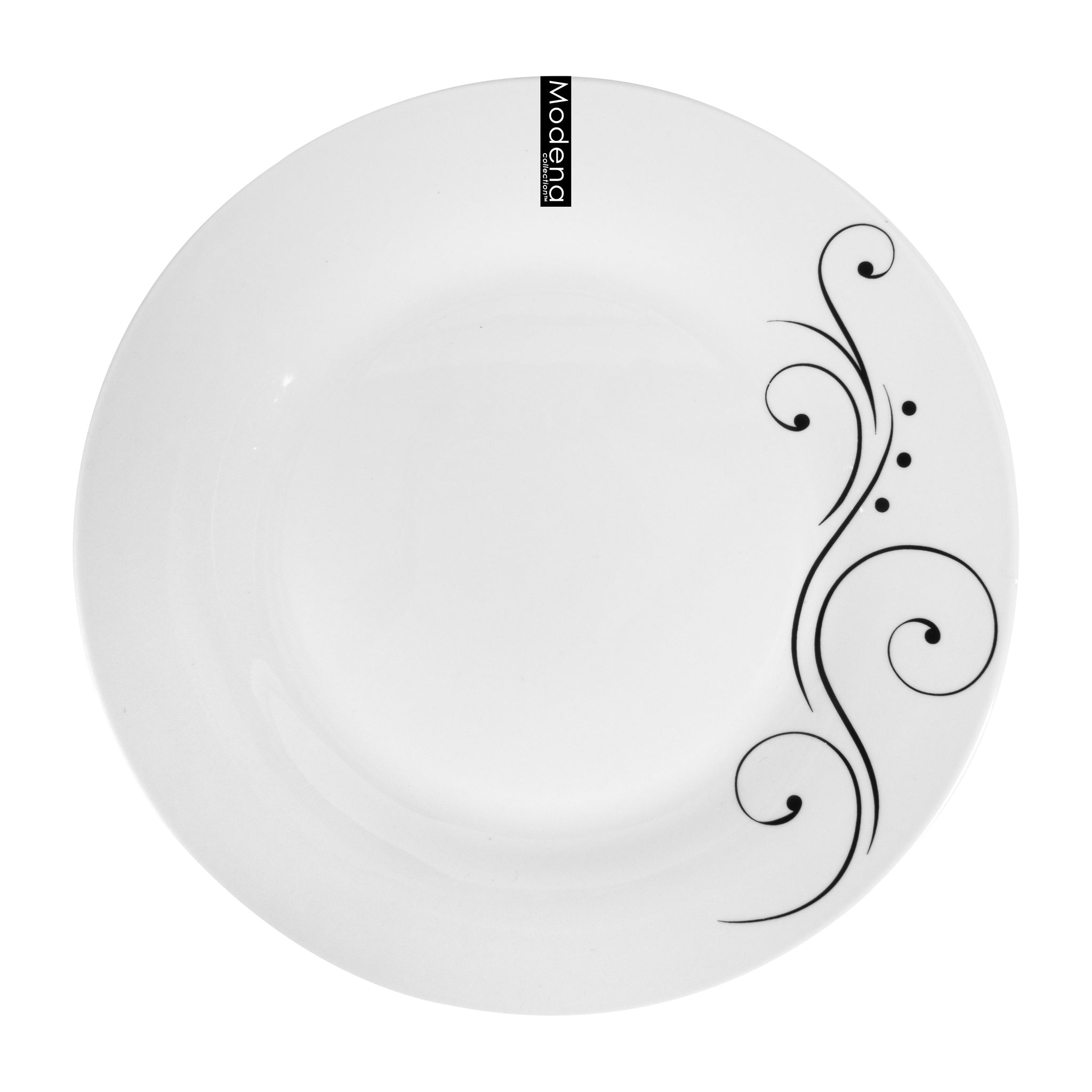 White Dinner Plate Minimalist Elegance 26cm