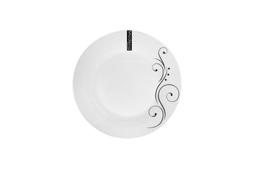 White Side Plate Minimalist Elegance 19cm