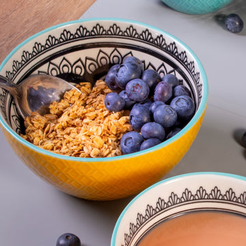 Yellow Breakfast Bowl Round