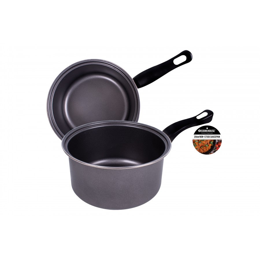 20cm Grey Non Stick Saucepan