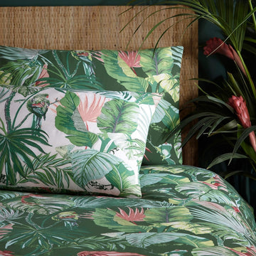 Furn Amazonia Duvet Cover Set, Double, Jade Green