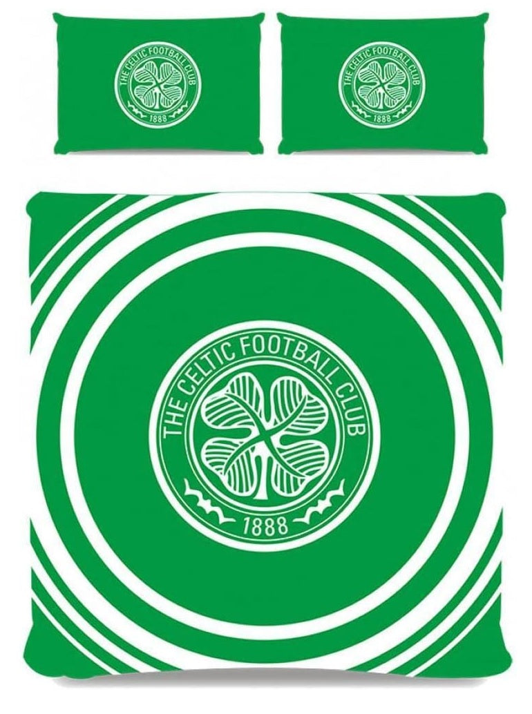 Celtic Football Club FC Duvet Cover Set, Double, Green