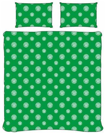 Celtic Football Club FC Duvet Cover Set, Double, Green