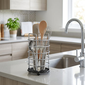 Apollo Dipped Black Utensil Holder