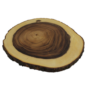 32x35cm Mango Wood Round Serving Platter Board