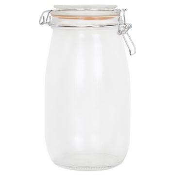2.2L Glass Airtight Food Storage Jar
