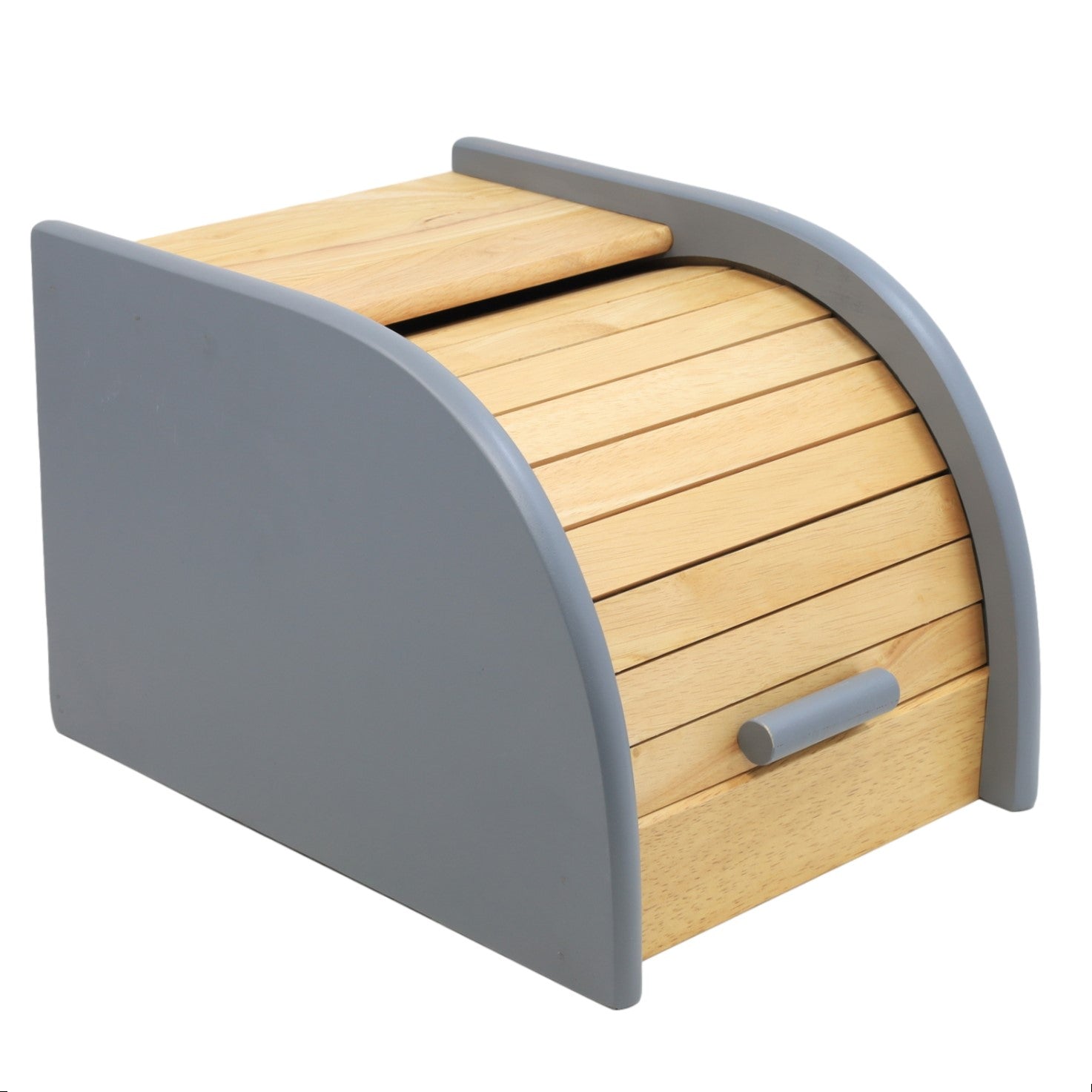 Wooden Roll Top Bread  Storage