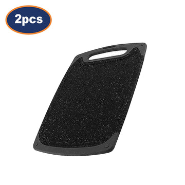 2Pcs Small Silicone Granite Effect Double Sided Chopping Boards