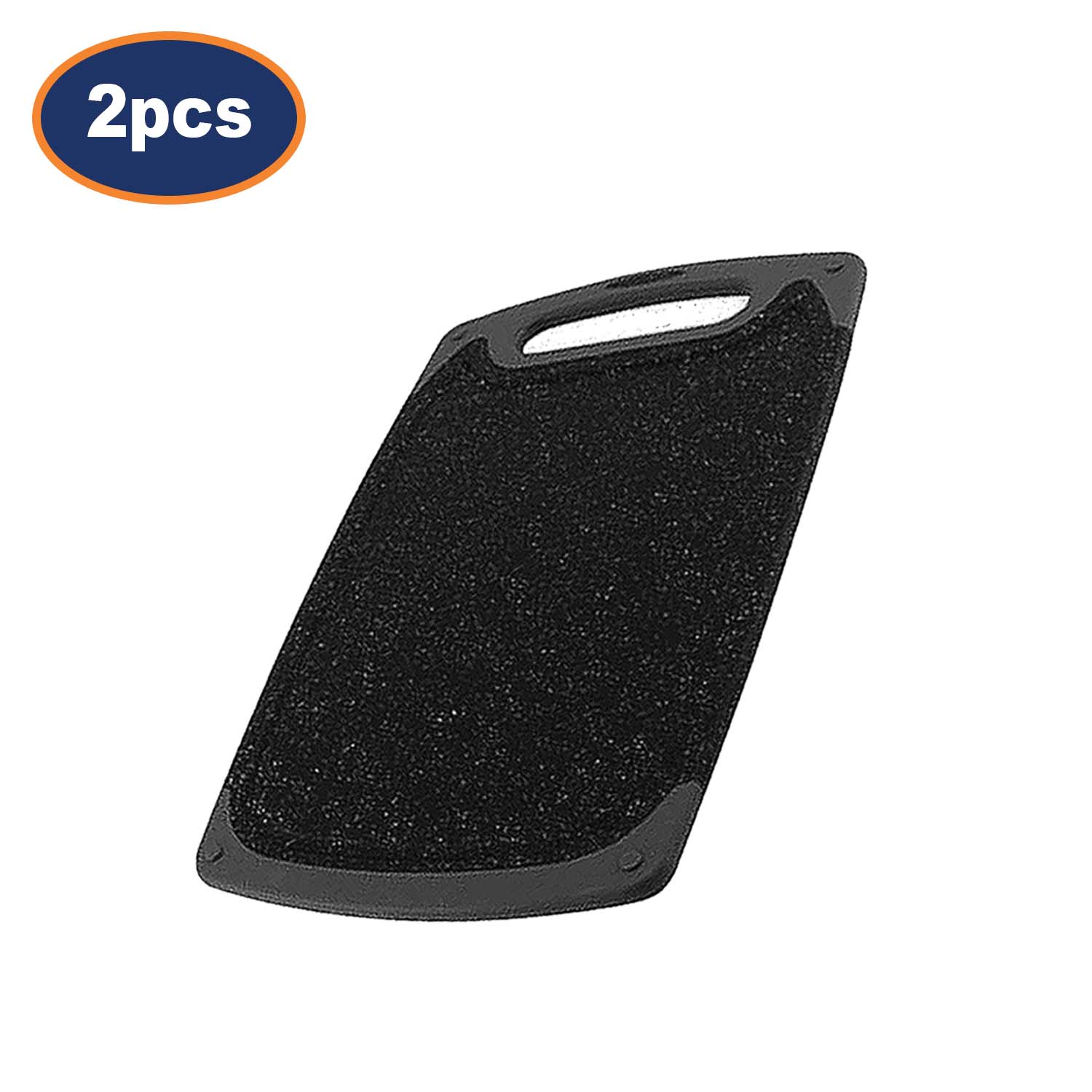 2Pcs Small Silicone Granite Effect Double Sided Chopping Boards