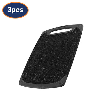 3Pcs Small Silicone Granite Effect Double Sided Chopping Boards