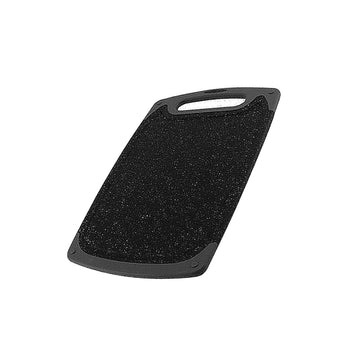 Small & Large Black Plastic Non Slip Chopping Board Set