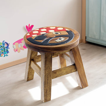 Pirate Design Kids Wooden Stool