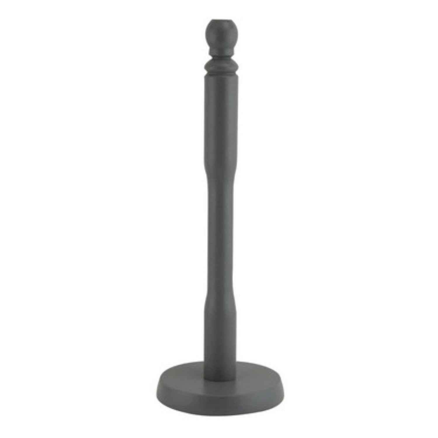 Charcoal Finish Wooden Free Standing Paper Towel Holder