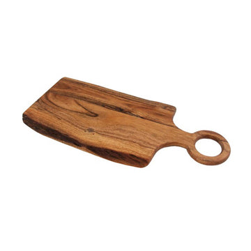 53x23cm Apollo Acacia Wood Rectangular Serving Board with Handle