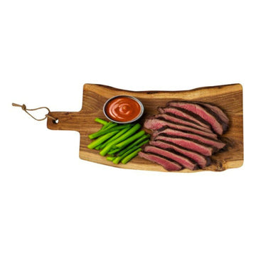 60x20cm Apollo Acacia Wood Rectangular Serving Board with Handle