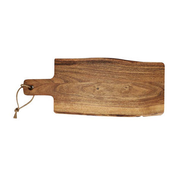 50x20cm Apollo Acacia Wood Rectangular Serving Board with Handle