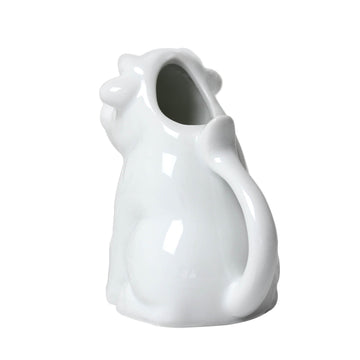 50ml Porcelain White Cow Milk Jug With Handle