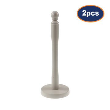 2Pcs Grey Beech Kitchen Towel Pole