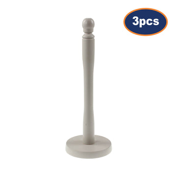 3Pcs Grey Beech Kitchen Towel Pole