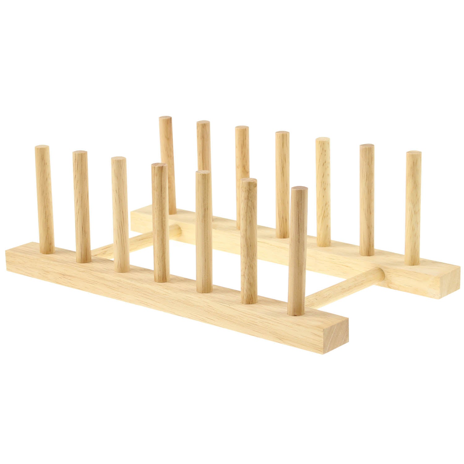 Beech Wood 6 Plate Dish Drying Rack