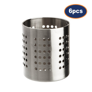 6Pcs 14cm Stainless Steel Cutlery Utensils Holder