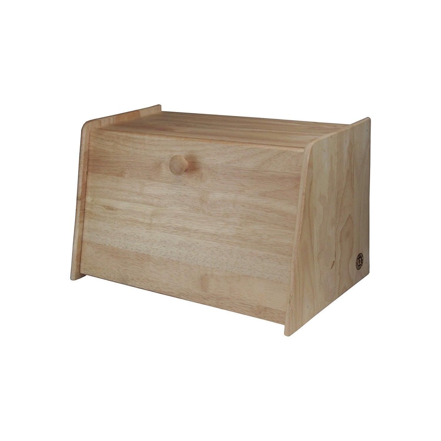 Apollo Rubberwood Drop Front Bread Bin