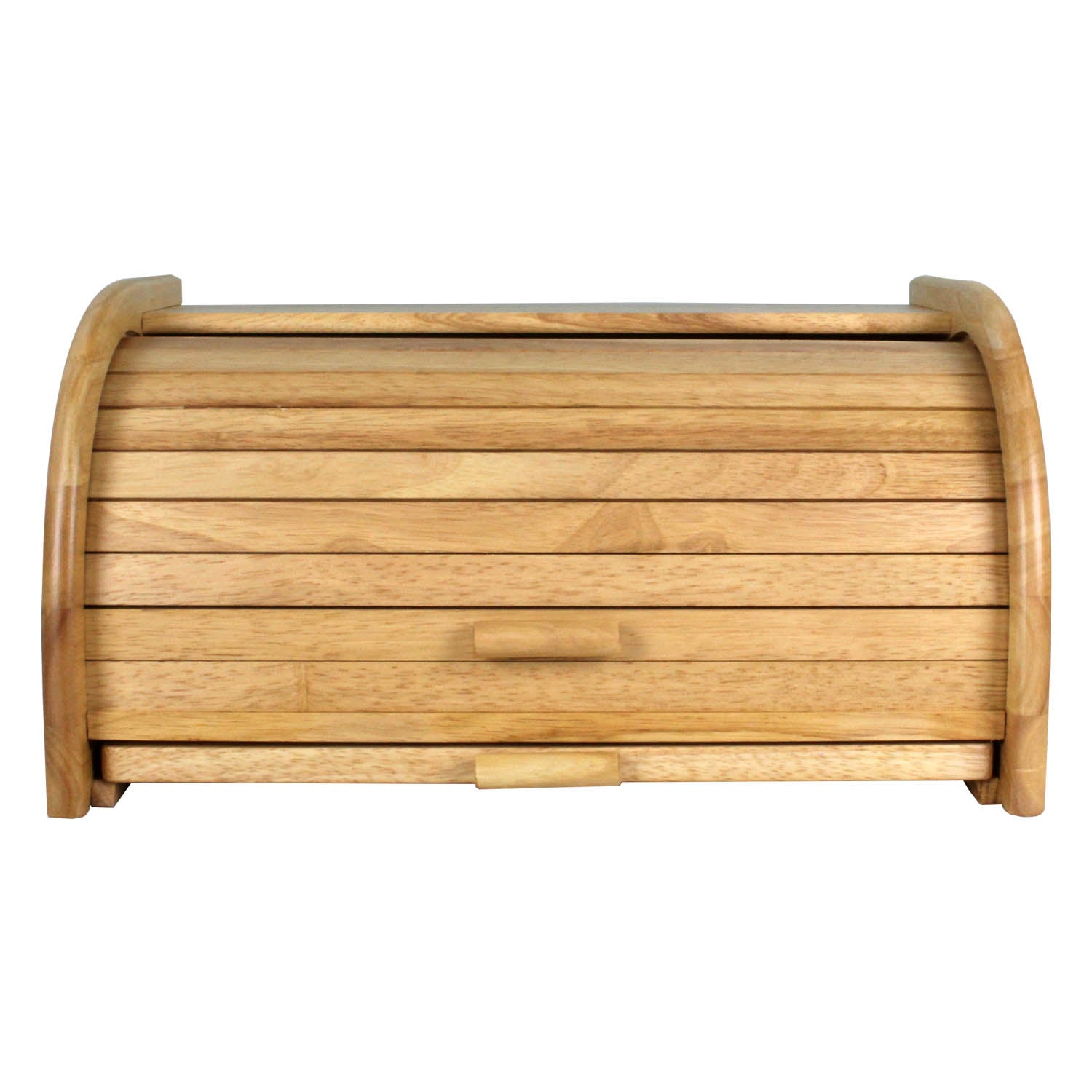 Wooden Loaf Bread Bin With Slide Out Cutting Board