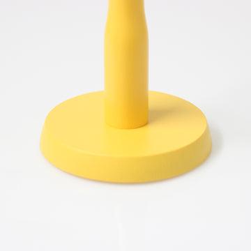 Custard Yellow Beech Wood Paper Tissue Roll Towel Holder