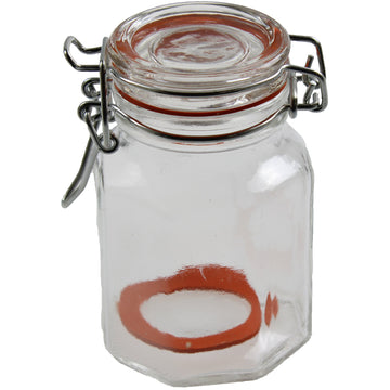 Set of 12 Clip Top Spice Jars