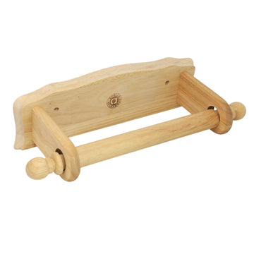 Wall Mounted Wooden Paper Towel Roll Holder