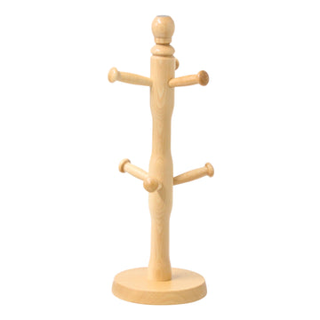 Brown 6 Hooks Mug Tree