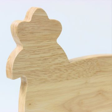 Chicken Shaped Breakfast Wooden Board