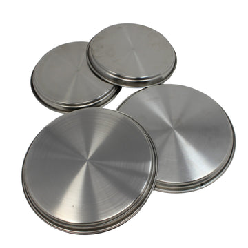 4pcs Stainless Steel 18cm & 15cm Hob Covers