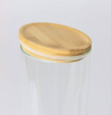 1.8L Borosilicate Glass Tall Storage Jar