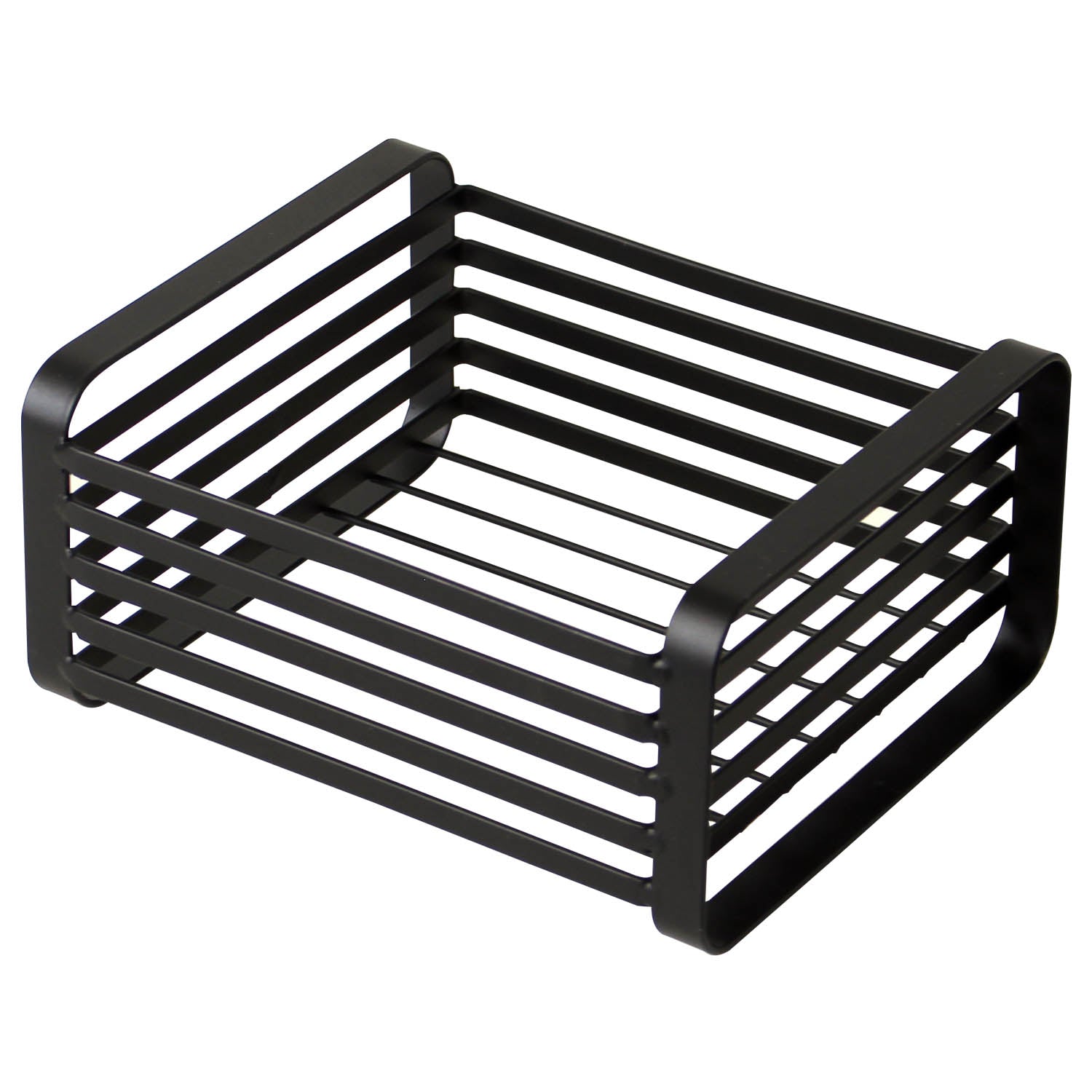Black Flat Iron Metal Napkin Holder