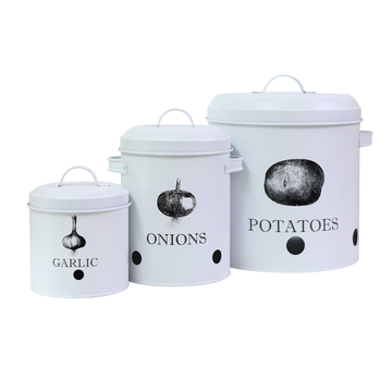 3Pcs Metal Food Container Set