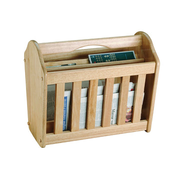 Wooden Magazine Stand