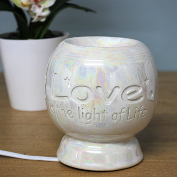 Desire Aroma Ceramic Wax Melt Burner Loves The Light of Life