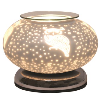 Owl Elipse Electric Wax Melt Burner Warmer Fragrance Lamps