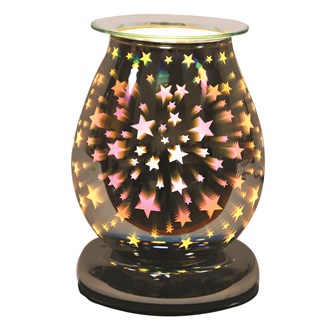 Stars Electric Wax Melt Oval Burner Warmer 3D Lamp