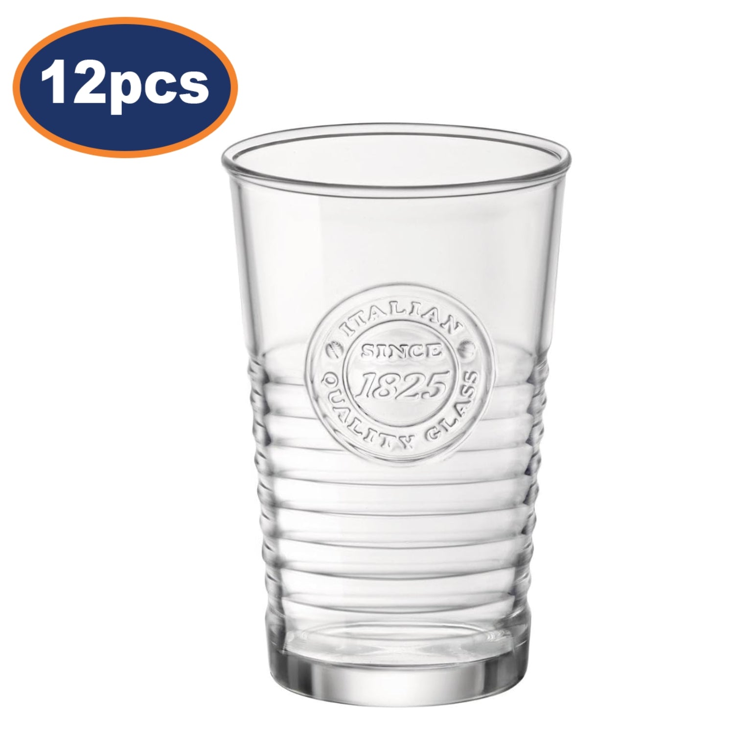 12Pcs Bormioli Rocco 300ml Tumbler Drinking Glass