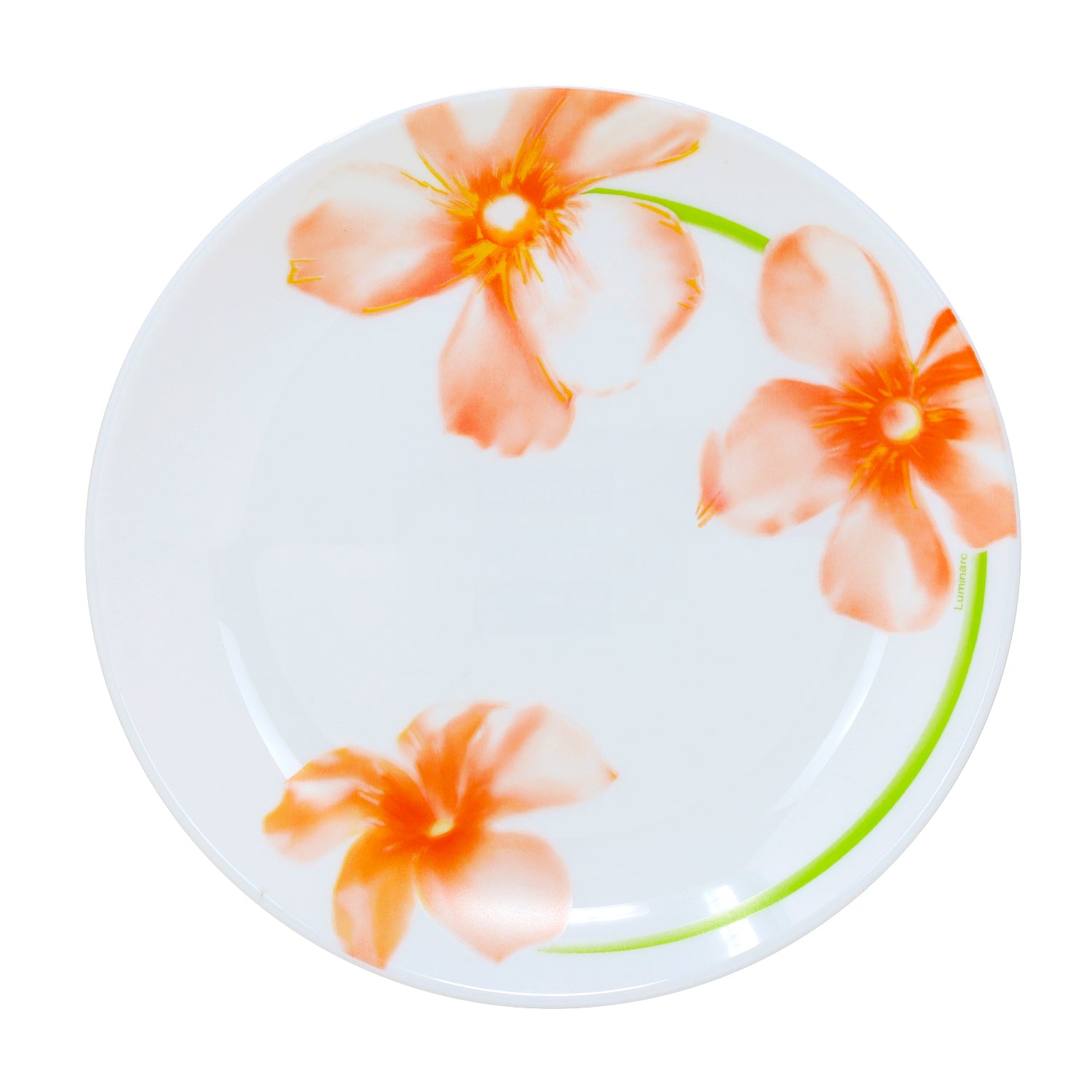 Luminarc Sweet Impression 19cm Floral White Dessert Plate